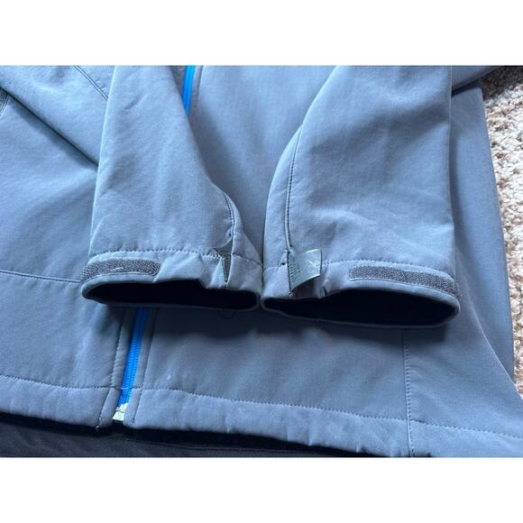 THE NORTH FACE Shellrock Jacket Mens Medium;  Black, Gray & Blue - Picture 7 of 13